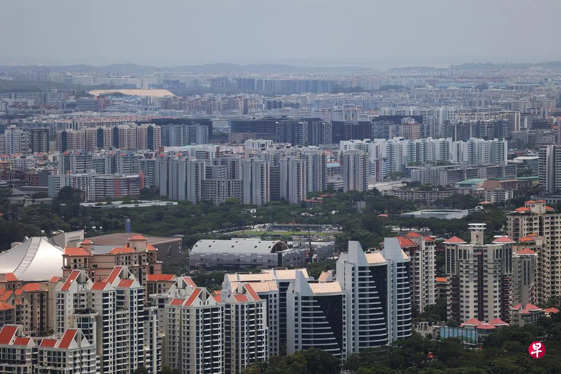 Singapore public housing blocks