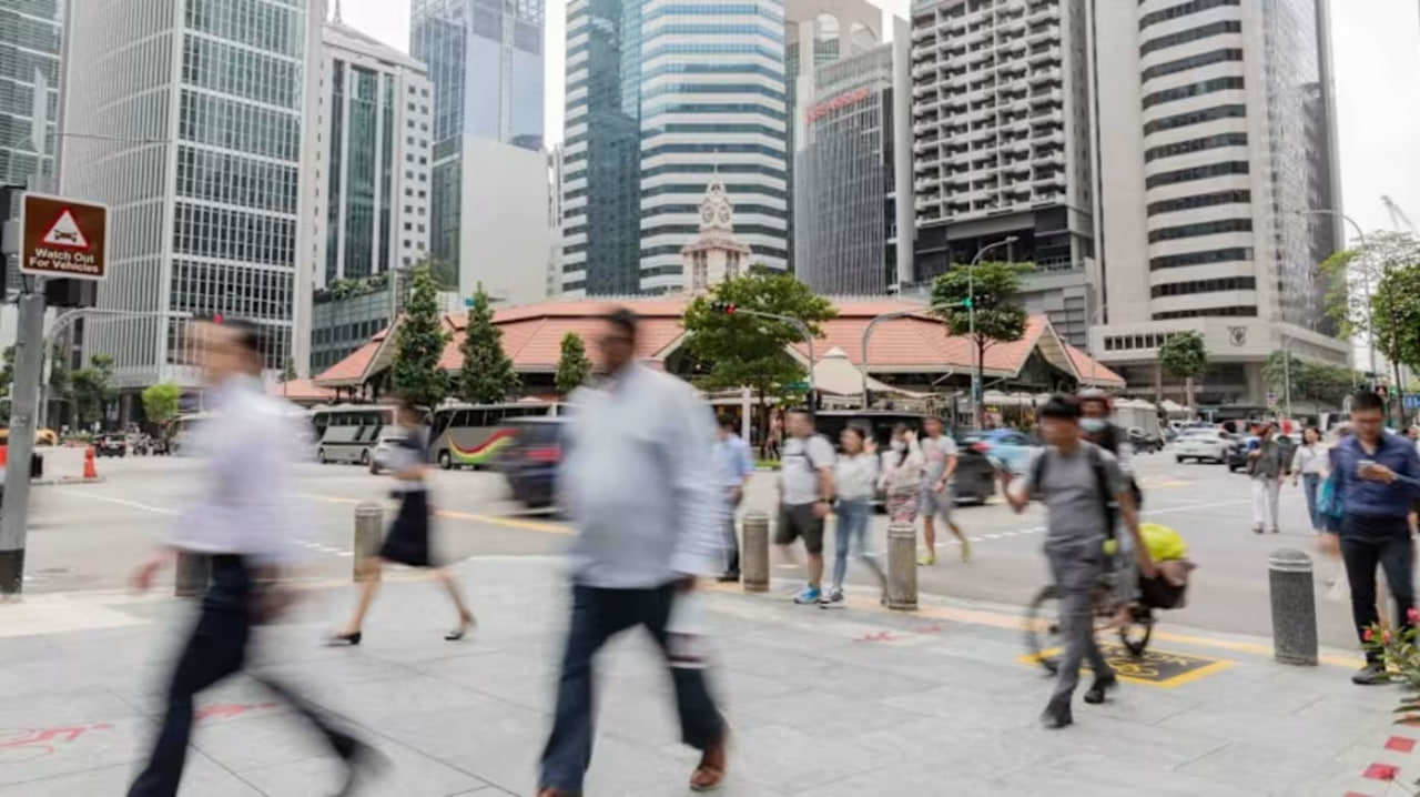 Singapore financial district